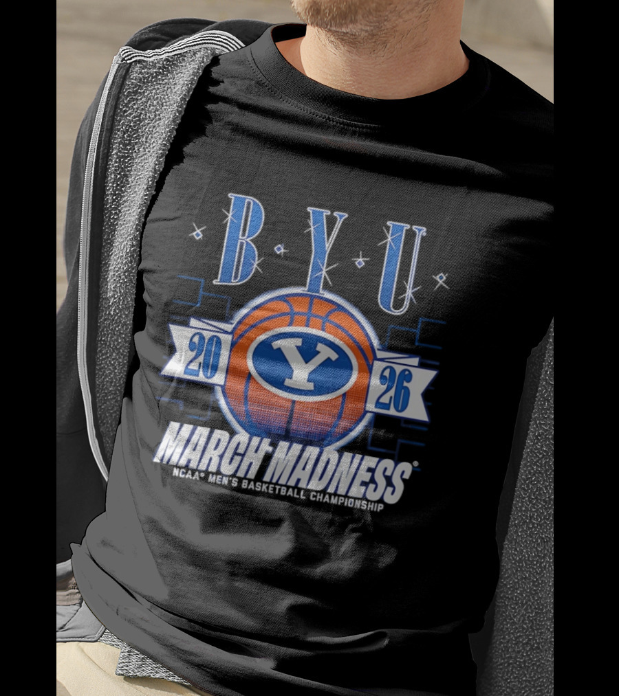 BYU Cougars 2026 NCAA Men's Basketball Championship March Madness T-Shirt