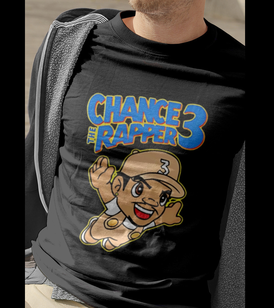 Chance The Rapper Super Mario 3 Character Mashup T-Shirt