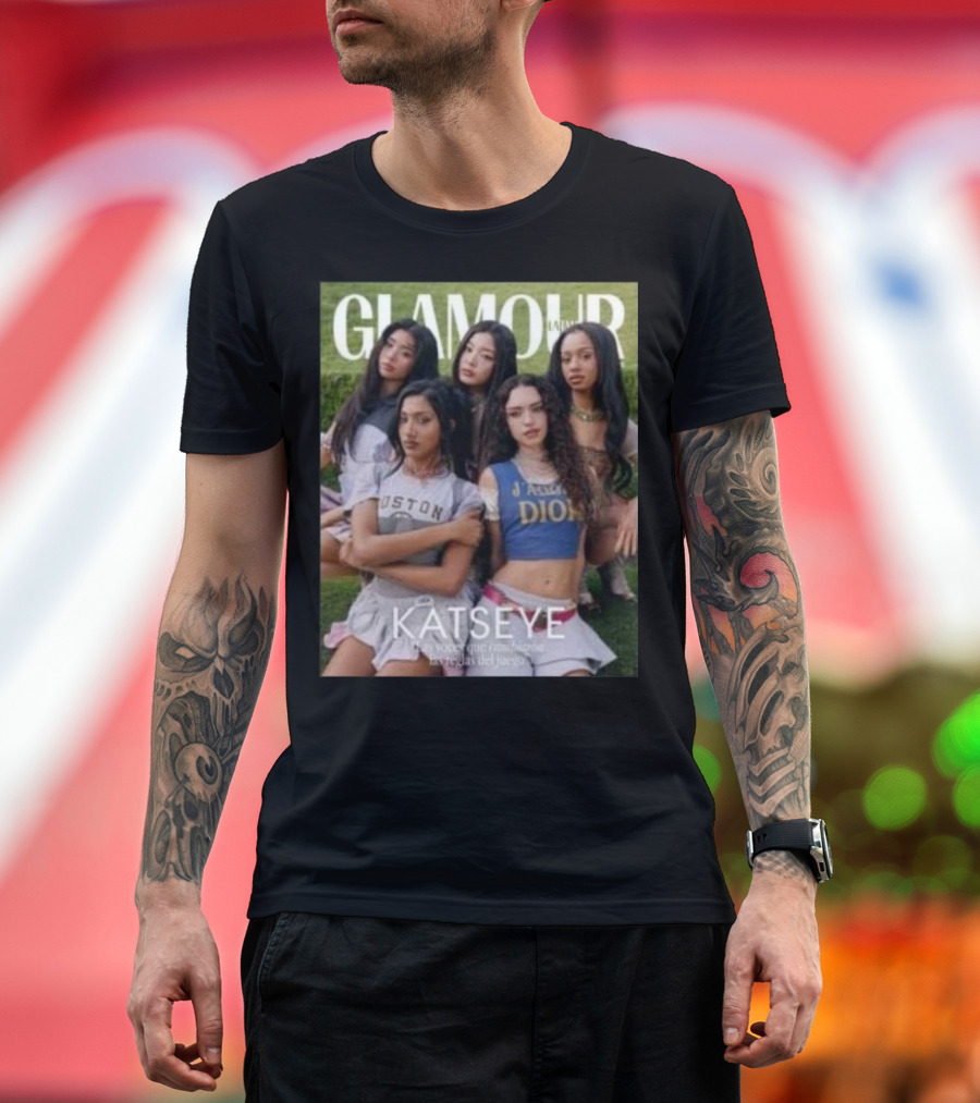 Glamour Latinoamérica Katseye Dior Boston Style Cover T-Shirt