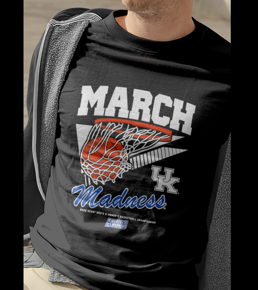 March Madness Kentucky Wildcats MBB WBB 2026 NCAA Basketball Championship T-Shirt