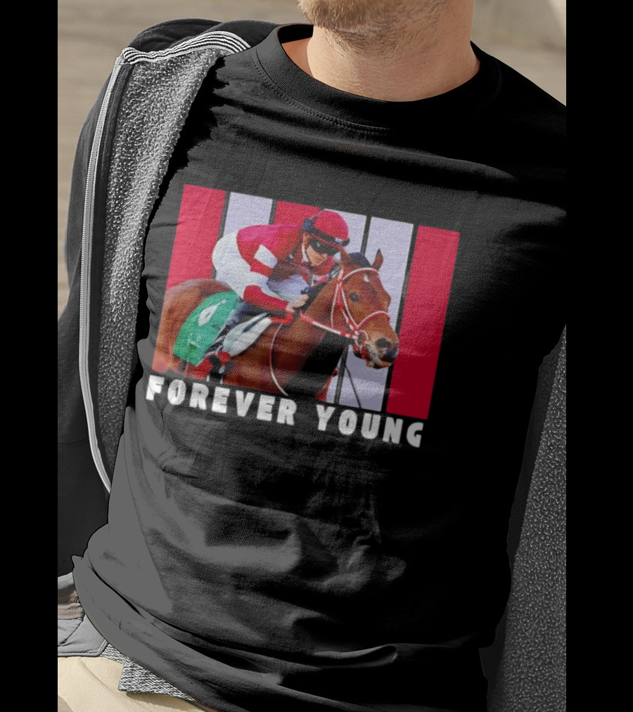 Forever Young Horse Racing Santa Anita T-Shirt