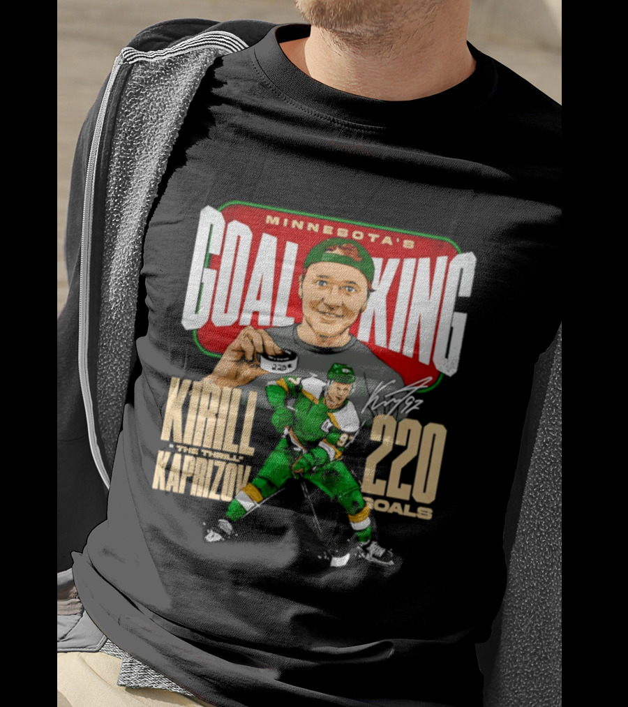 Minnesota's Goal King Kirill Kaprizov 220 Goals T-Shirt