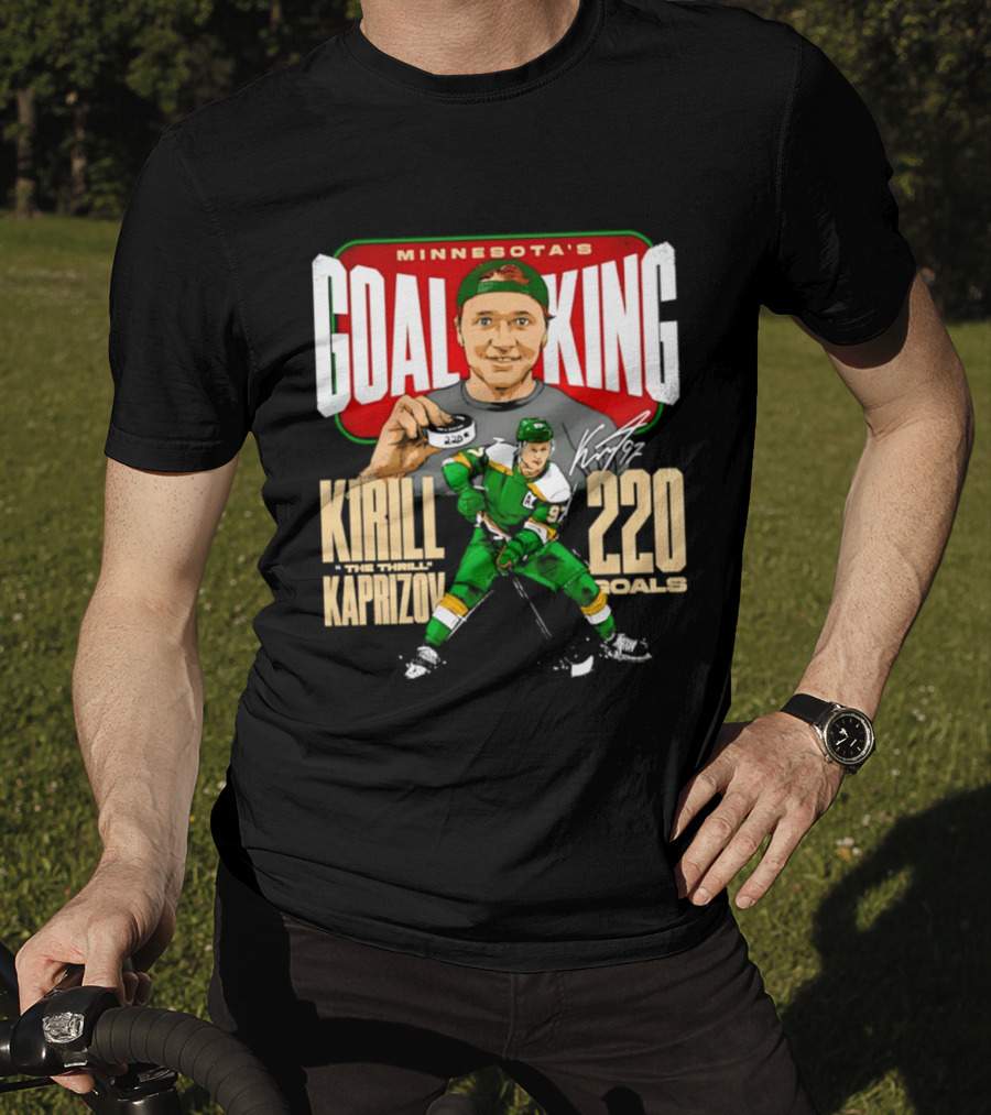 Minnesota's Goal King Kirill Kaprizov 220 Goals T-Shirt