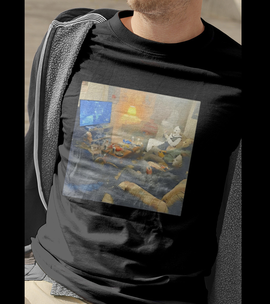 Friday Night Game Night Killer Homes Horror Characters Gaming Hangout T-Shirt