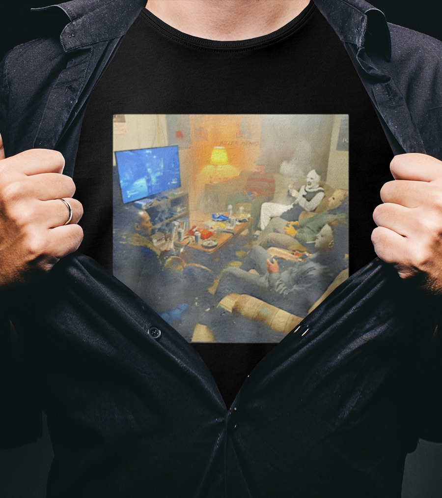 Friday Night Game Night Killer Homes Horror Characters Gaming Hangout T-Shirt