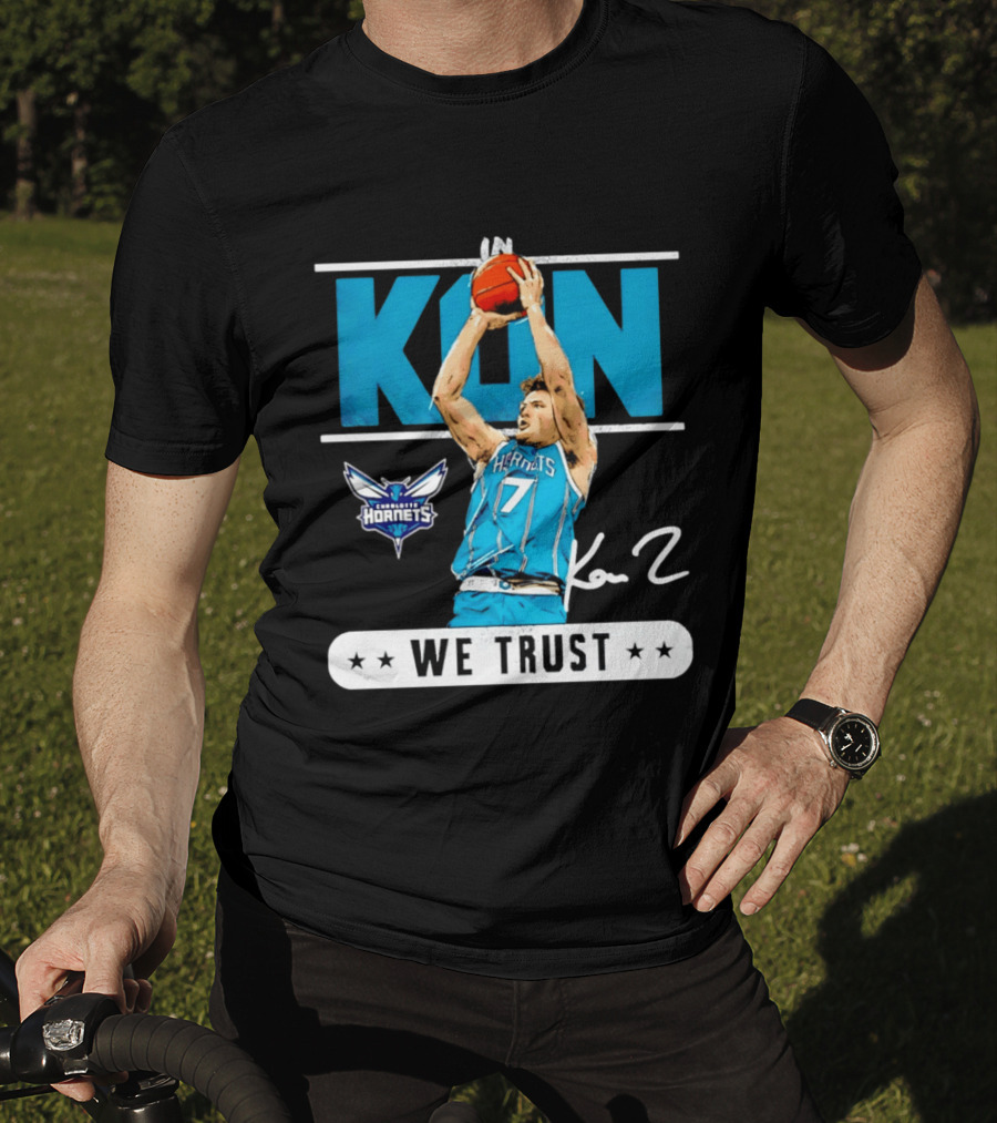 Kon Knueppel Charlotte Hornets Basketball We Trust T-Shirt