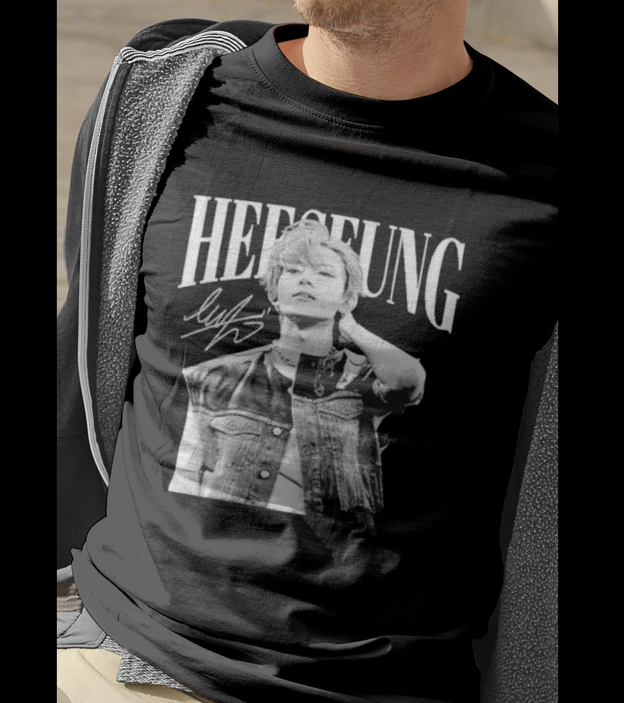 Heeseung Signature Denim T-Shirt