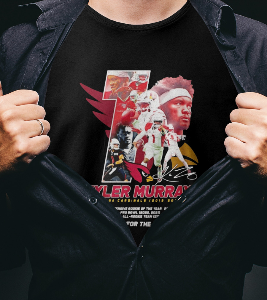Kyler Murray Arizona Cardinals NFL Offensive Rookie Of The Year Pro Bowl All Rookie Team Thank You For The Memories T-Shirt