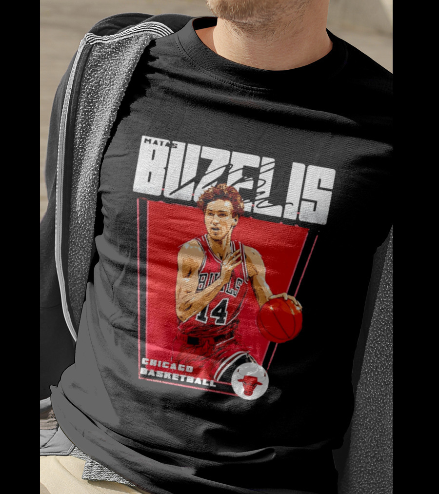 Matas Buzelis Chicago Basketball Bulls 14 T-Shirt