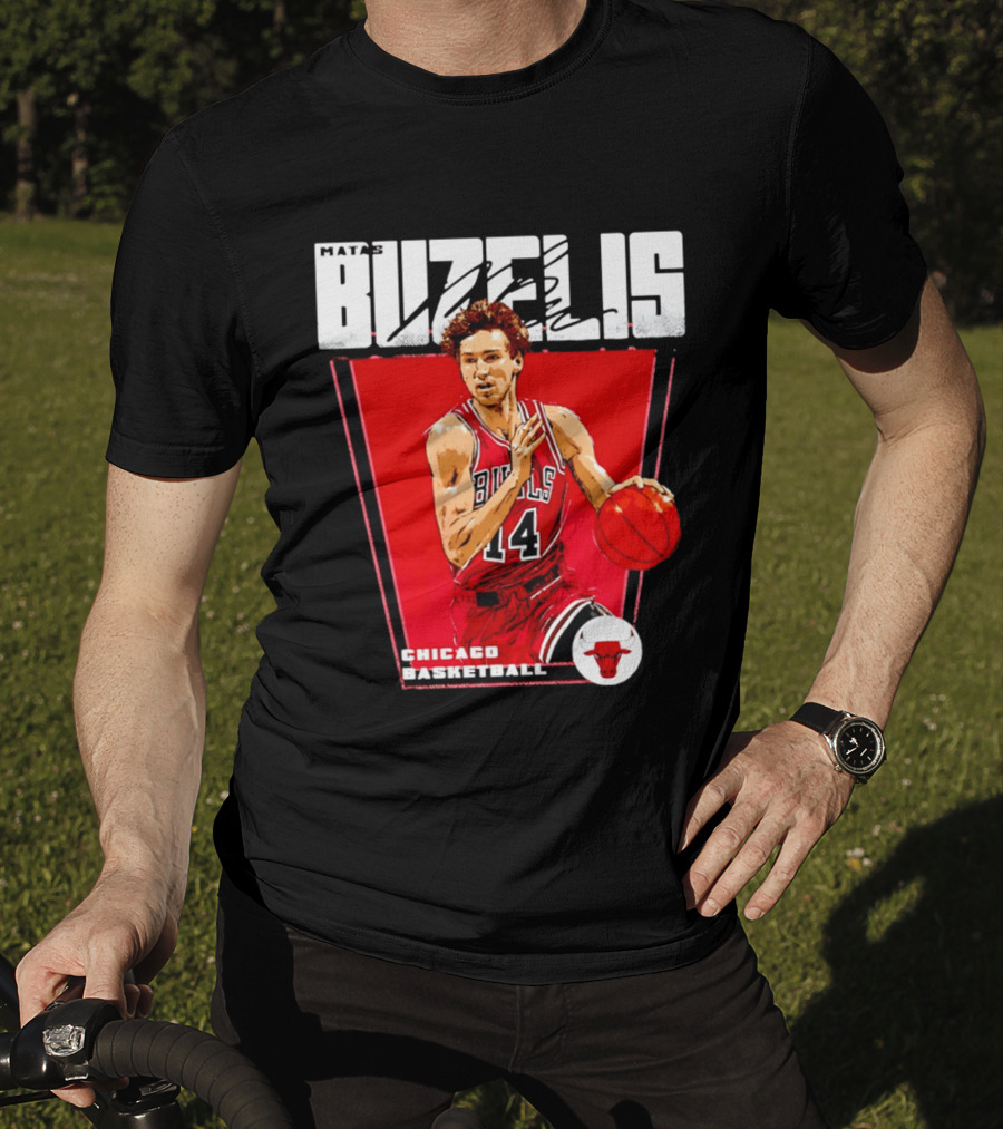 Matas Buzelis Chicago Basketball Bulls 14 T-Shirt