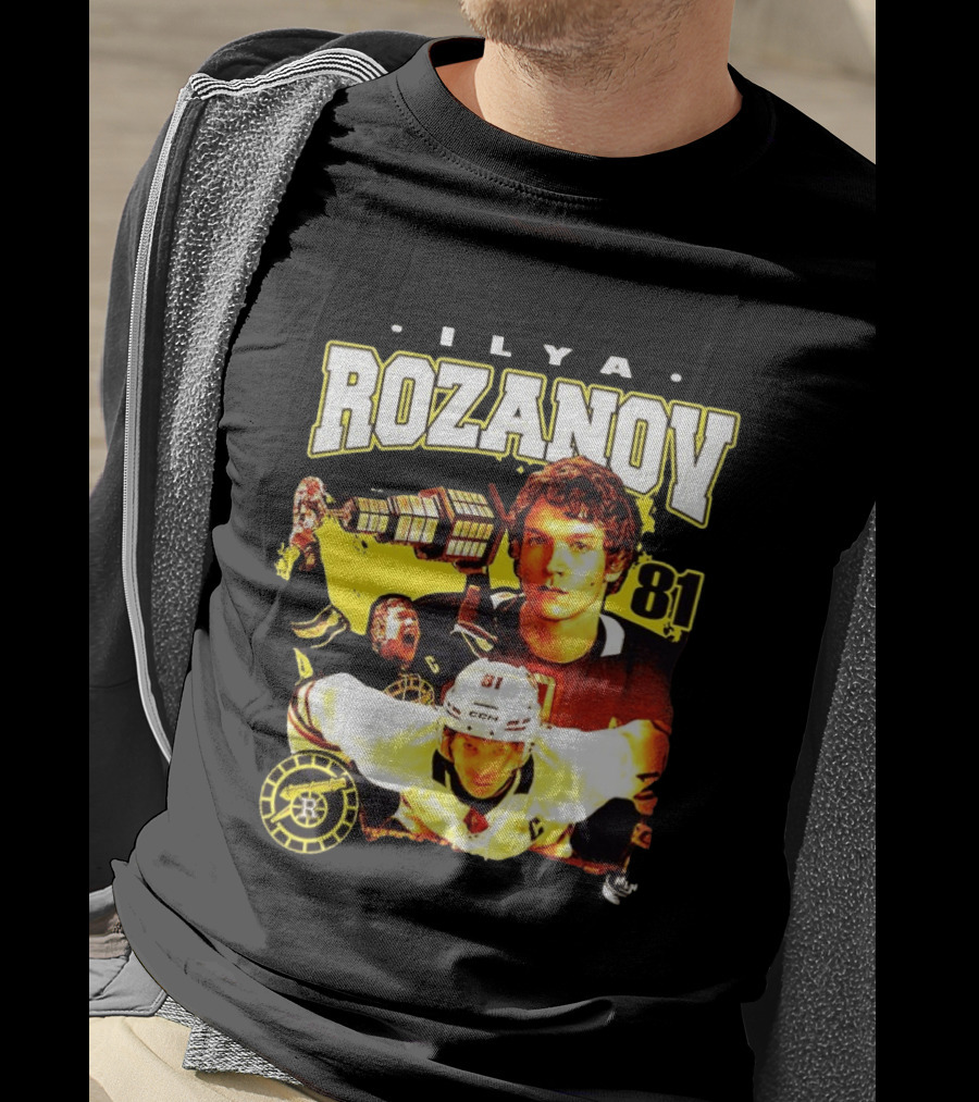 Ilya Rozanov MLH Heated Rivalry Number 81 Mega Hockey T-Shirt