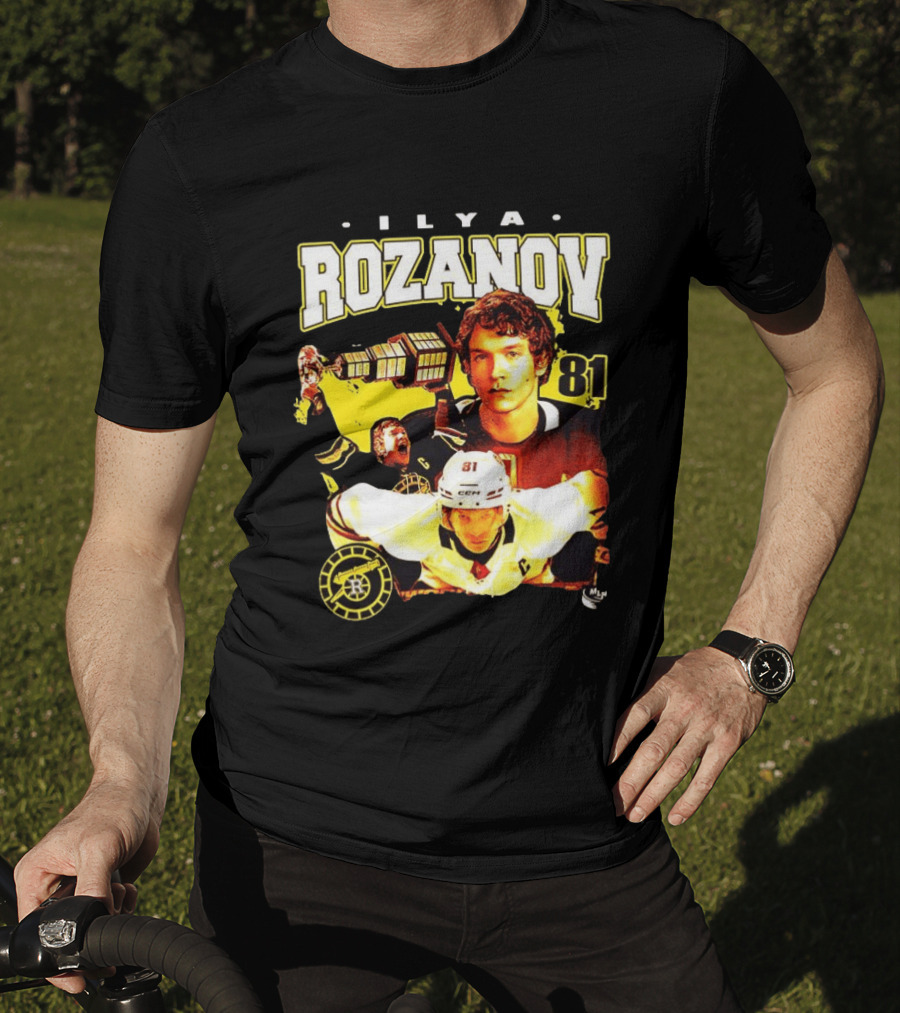 Ilya Rozanov MLH Heated Rivalry Number 81 Mega Hockey T-Shirt