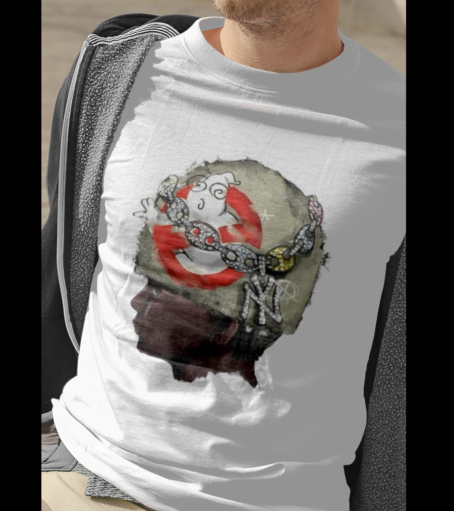 Swag Stealer Album Ghostbusters Chain Art NY Yankees T-Shirt