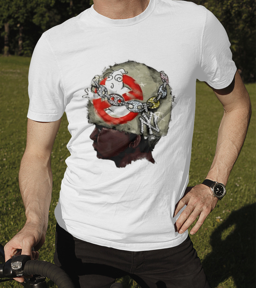 Swag Stealer Album Ghostbusters Chain Art NY Yankees T-Shirt