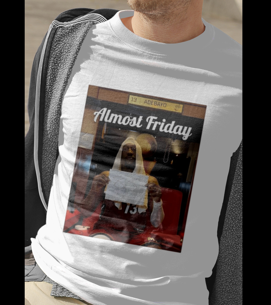 Almost Friday Bam Adebayo 83 Points Locker Room Moment T-Shirt