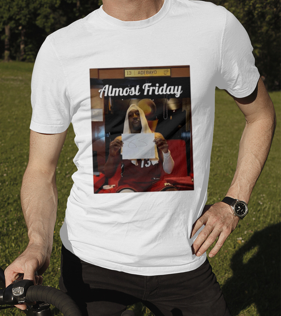 Almost Friday Bam Adebayo 83 Points Locker Room Moment T-Shirt