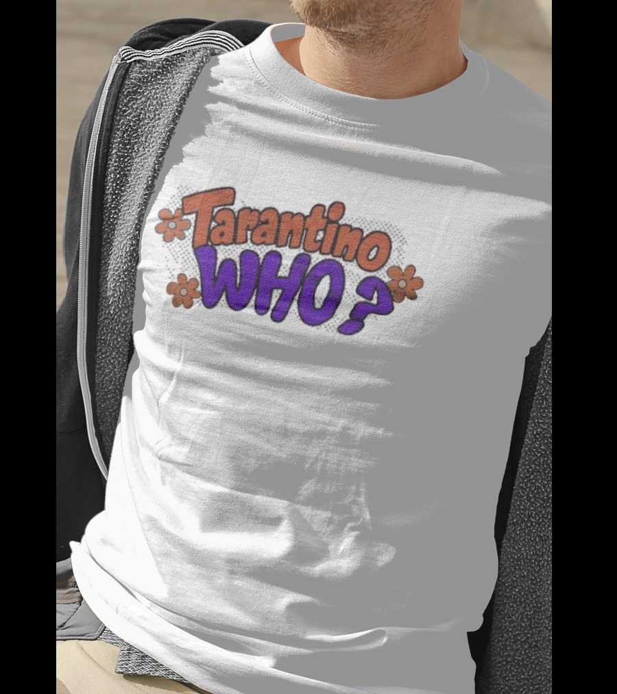 Tarantino Who Retro Groovy Flowers T-Shirt