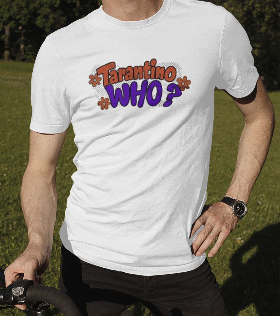 Tarantino Who Retro Groovy Flowers T-Shirt