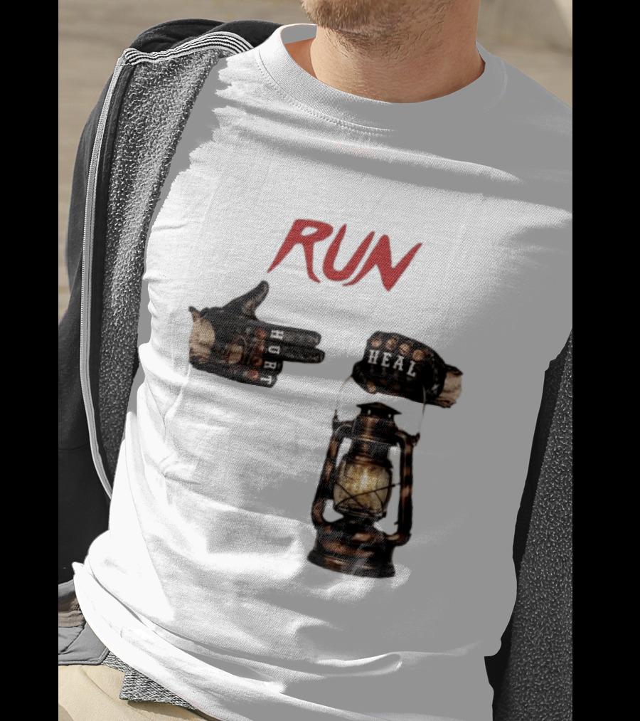 RUN Bray Wyatt Hurt Heal Lantern Mashup T-Shirt