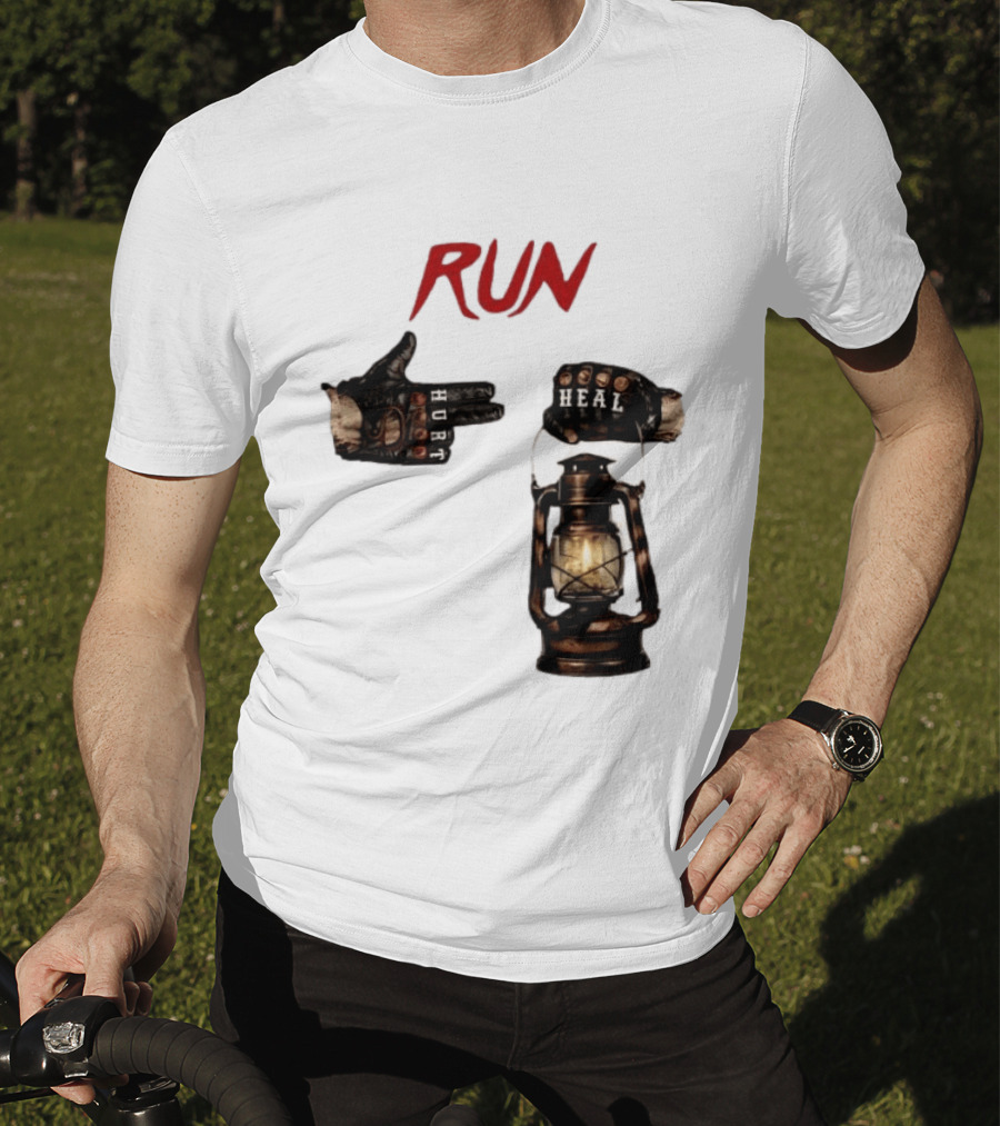 RUN Bray Wyatt Hurt Heal Lantern Mashup T-Shirt