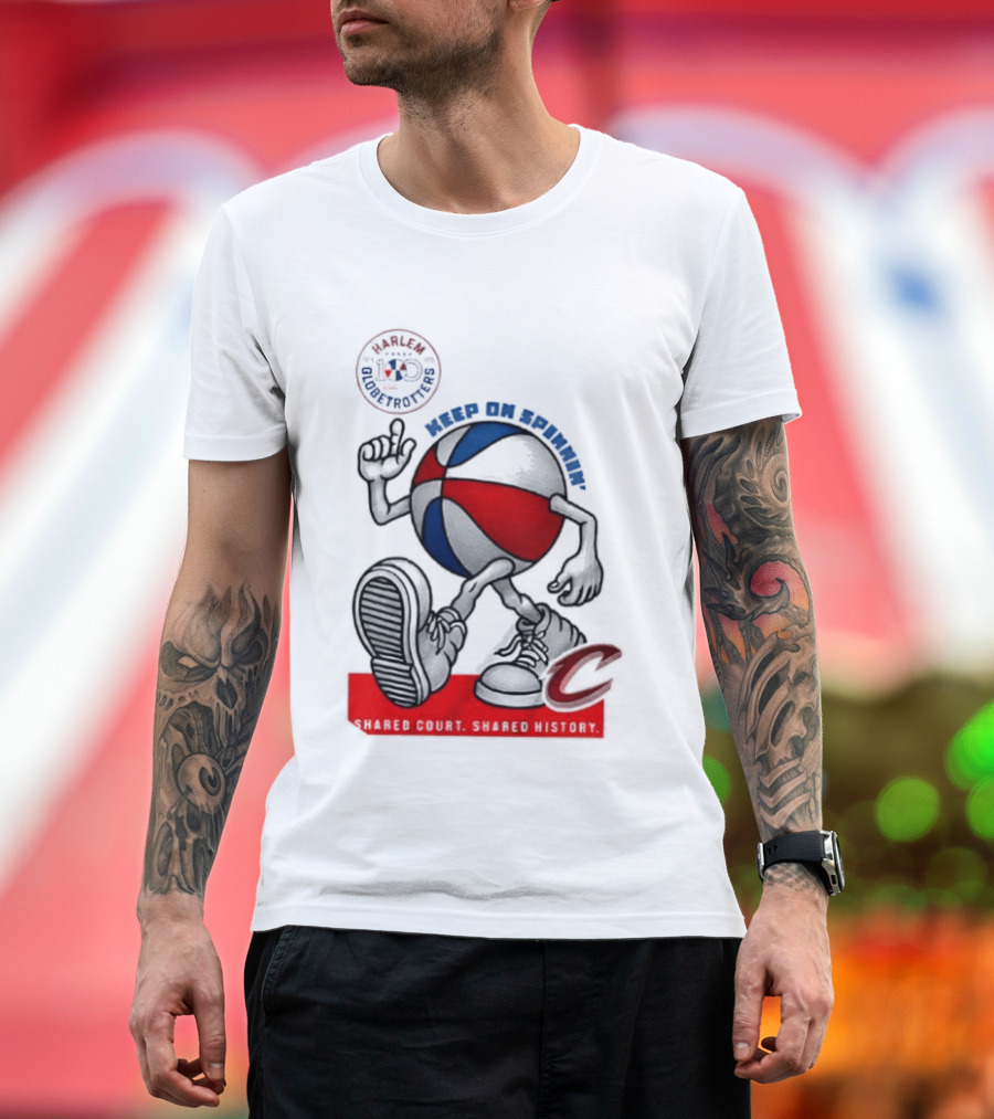 Cleveland Cavaliers Keep On Spennim Shared Court Shared History Basketball T-Shirt