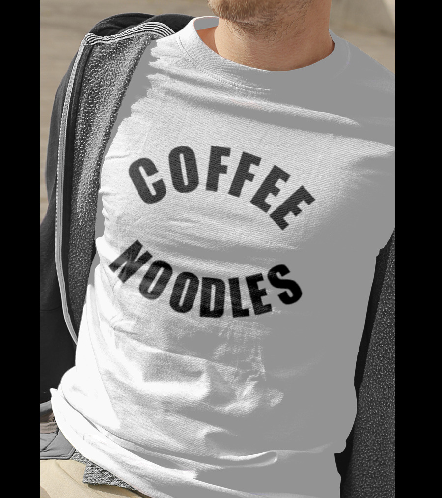 COFFEE NOODLES Curved T-Shirt