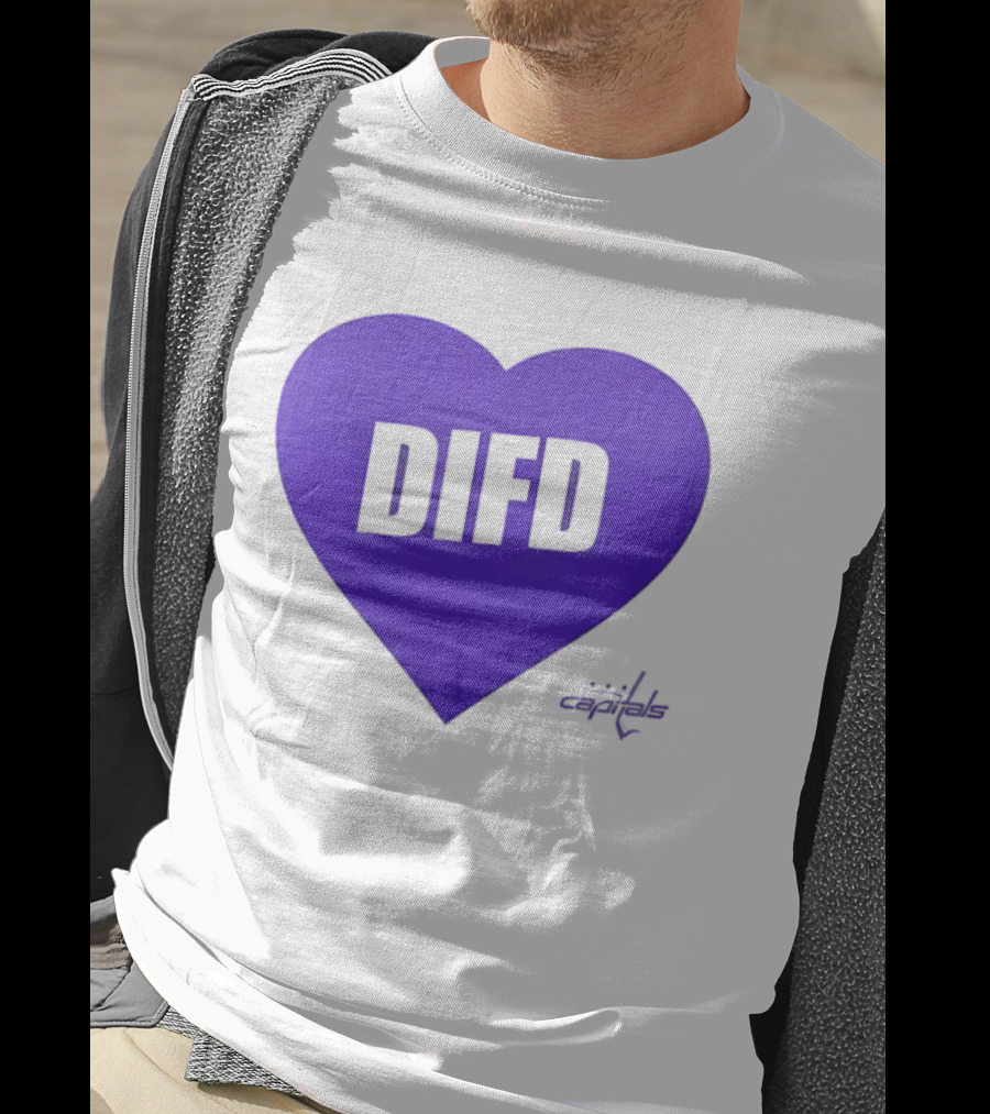 Washington Capitals DIFD Purple Heart T-Shirt