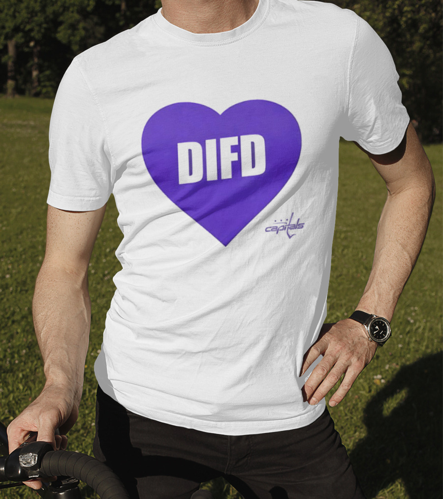 Washington Capitals DIFD Purple Heart T-Shirt