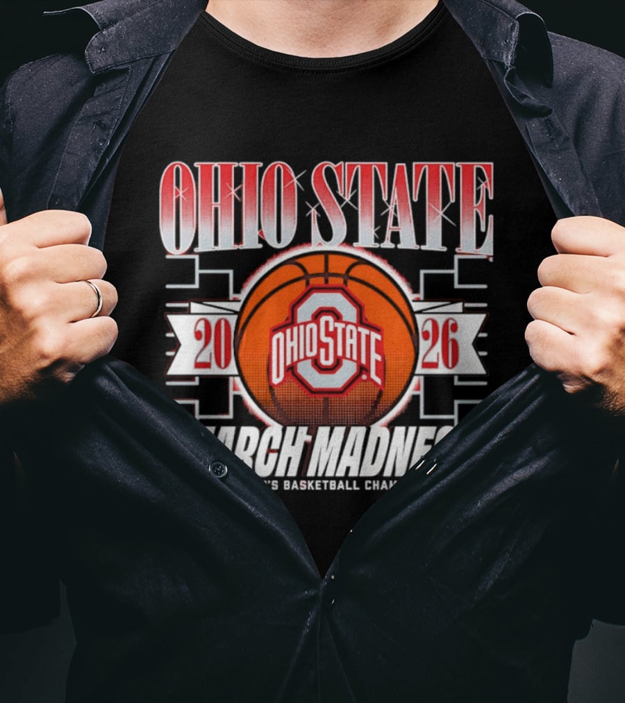 Ohio State Buckeyes 2026 March Madness NCAA Men's Basketball Championship T-Shirt