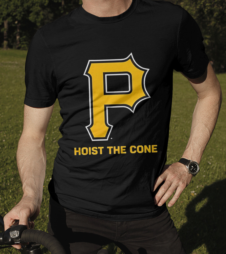 Pittsburgh P Hoist The Cone T-Shirt