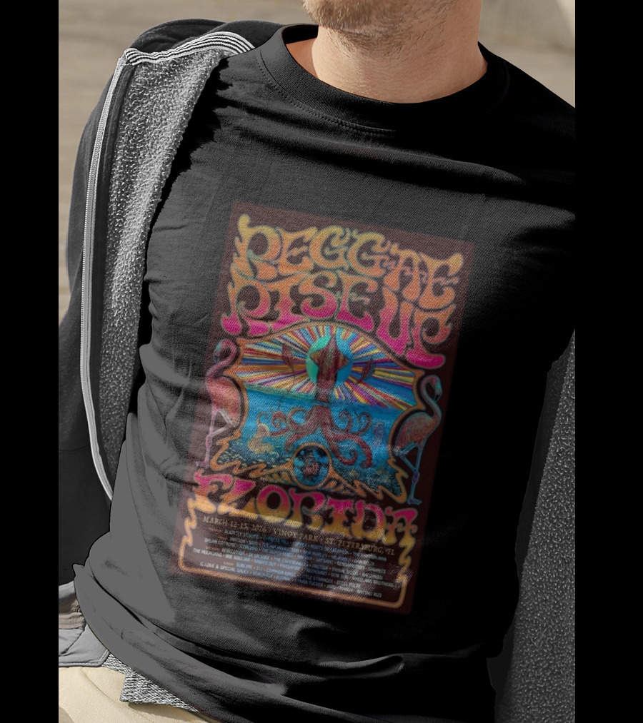 Reggae Rise Up Florida March 12 15 2026 Vinoy Park St. Petersburg Event Lineup Sublime Stick Figure The Movement Collie Buddz Stephen Marley J Boog T-Shirt