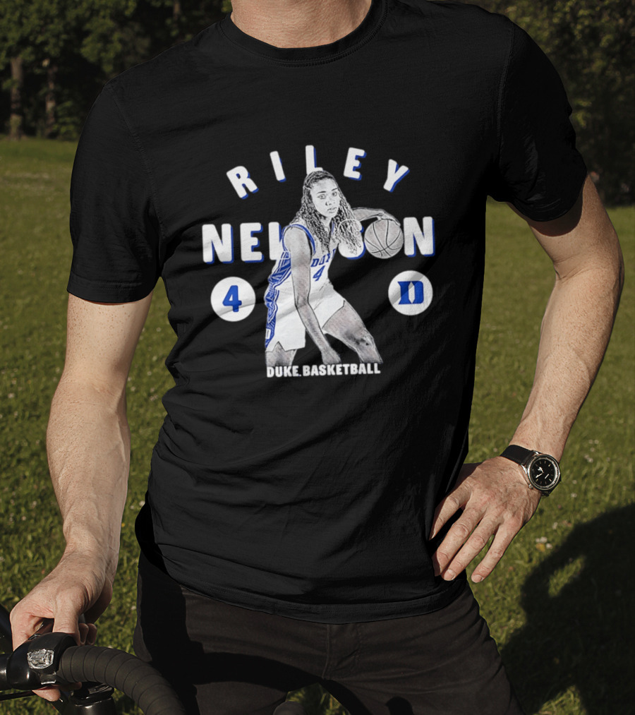 Riley Nelson 4 Duke Basketball Blue Devils NCAA 2026 T-Shirt