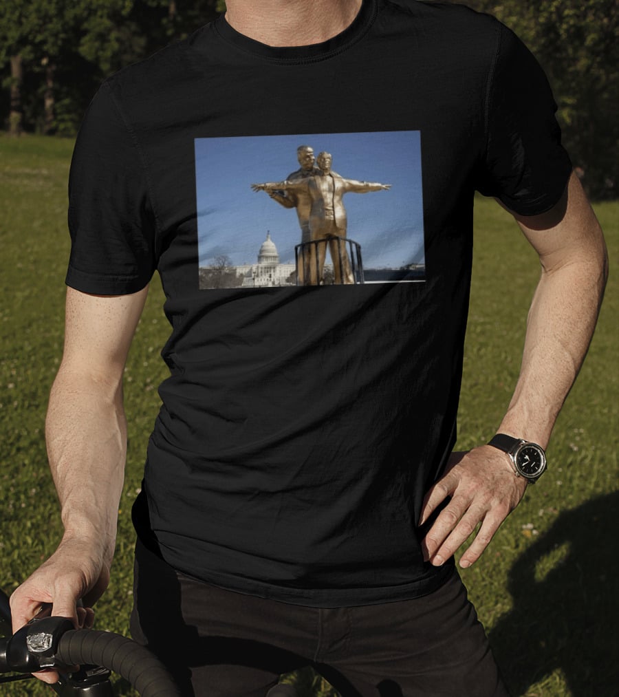 Top Trump Epstein Titanic Capitol Hill Statue T-Shirt