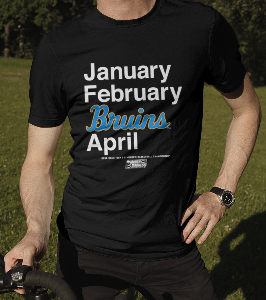 UCLA Bruins 2026 March Madness Men's & Women's Basketball Championship Months T-Shirt