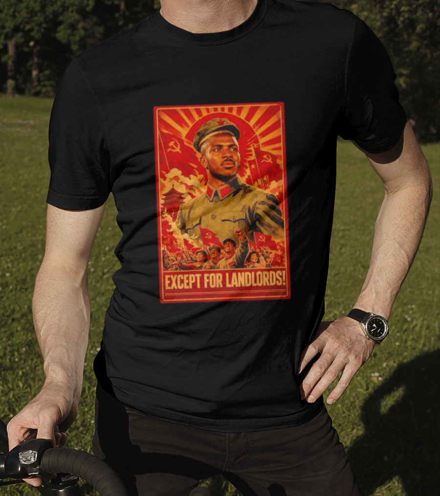 Victor Osimhen Propaganda Style Except For Landlords T-Shirt