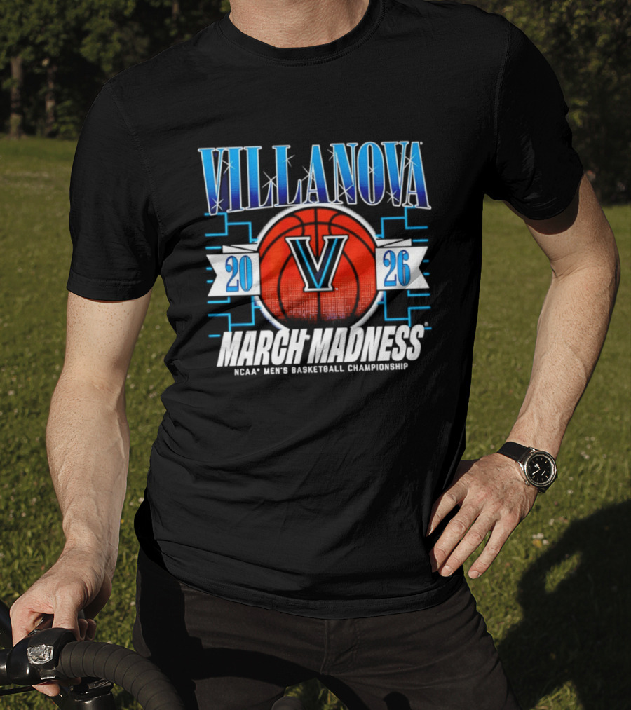 Villanova Wildcats NCAA Men's Basketball Championship 2026 March Madness T-Shirt