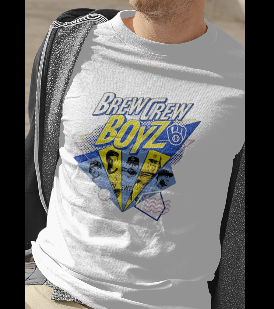 Brew Crew Boyz 2026 Brewers Night Baseball Icons Celebration T-Shirt
