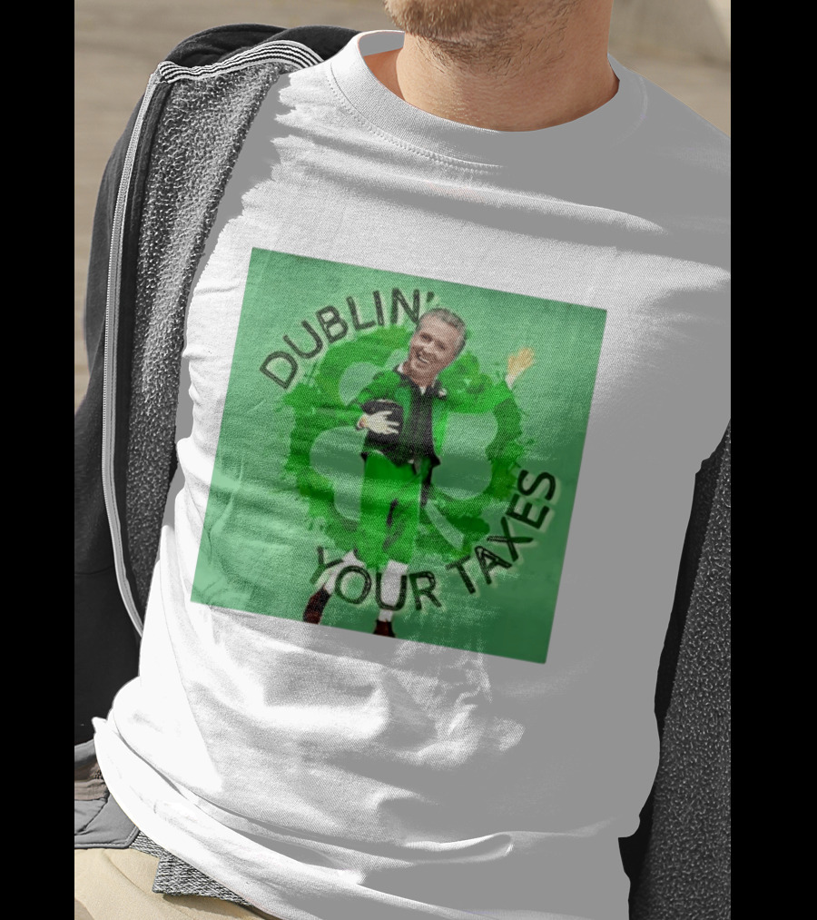 Gavin Newsom Dublin Your Taxes Leprechaun St Patrick's Day T-Shirt