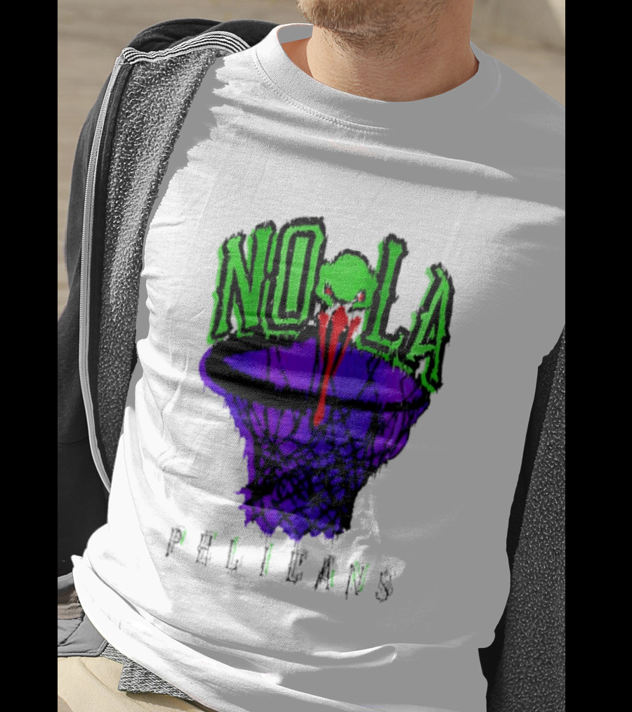 NOLA Pelicans Fest 2026 Basketball Hoop Alien T-Shirt