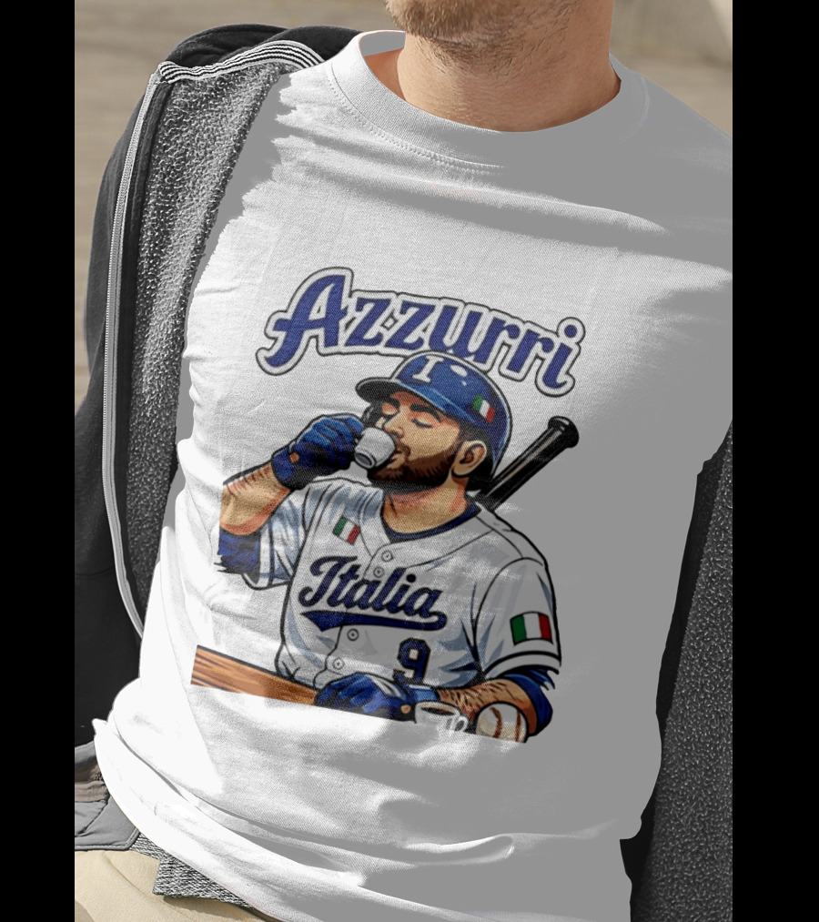 Italia Azzurri WBC Baseball Vinnie Pasquantino 2026 T-Shirt