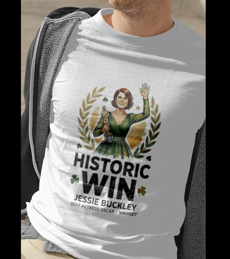 Jessie Buckley Historic Win Best Actress Oscar Women T-Shirt