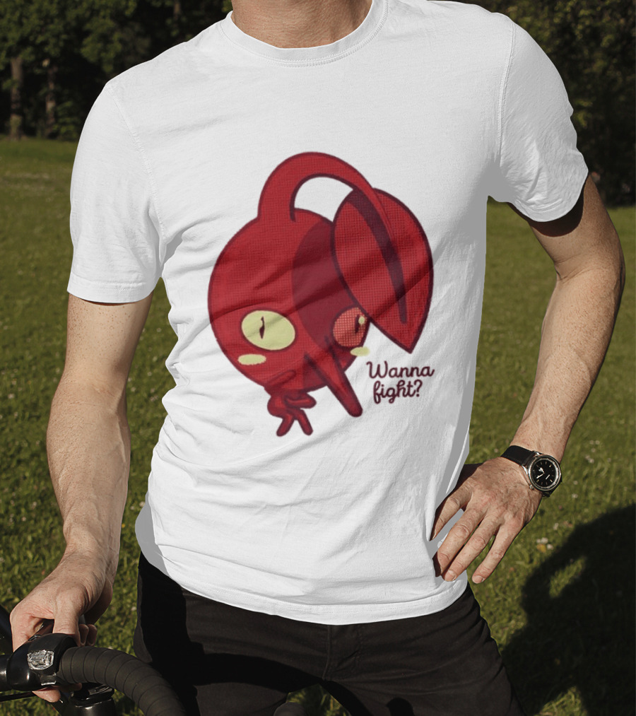 Red Pikmin Wanna Fight Video Game T-Shirt