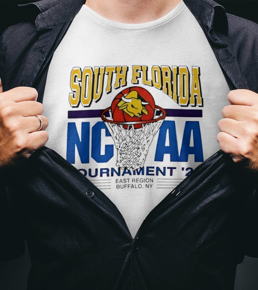 South Florida NCAA Tournament '26 East Region Buffalo NY Basketball T-Shirt