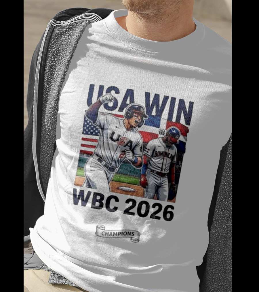 USA Win Over Dominican WBC 2026 Champions T-Shirt