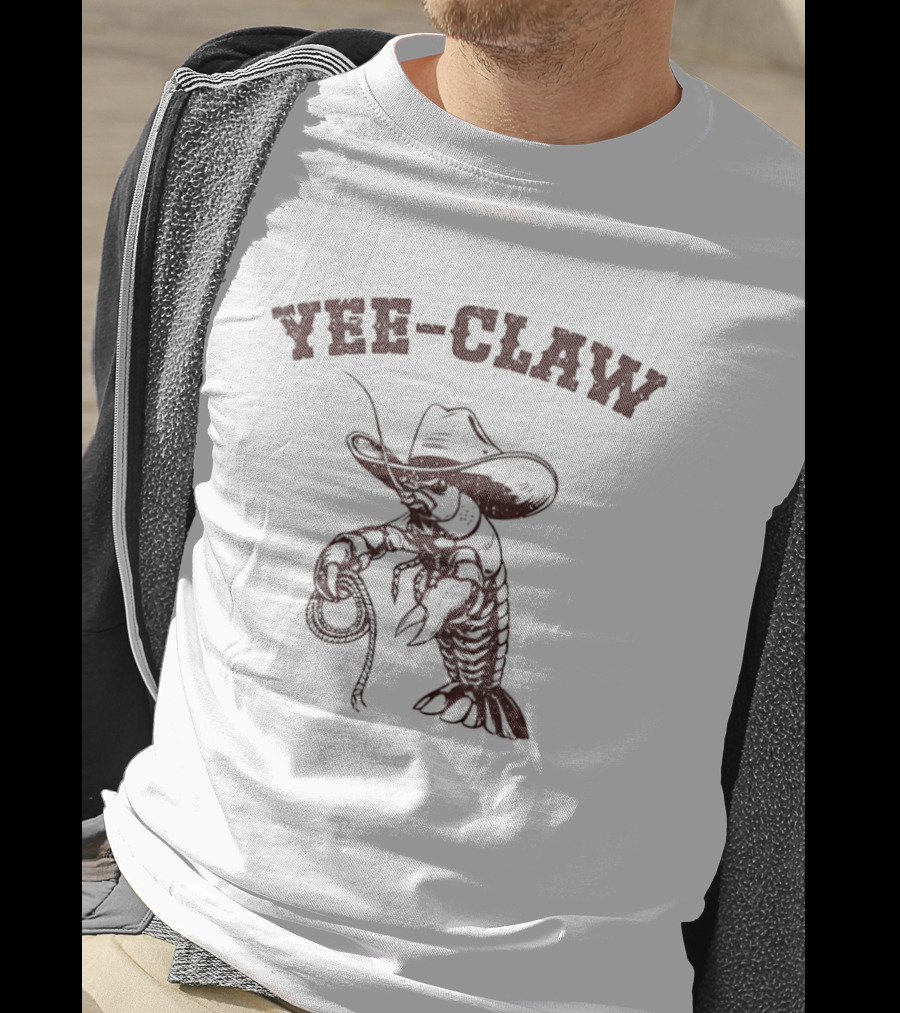 Crawfish Cowboy Hat Yee Claw T-Shirt