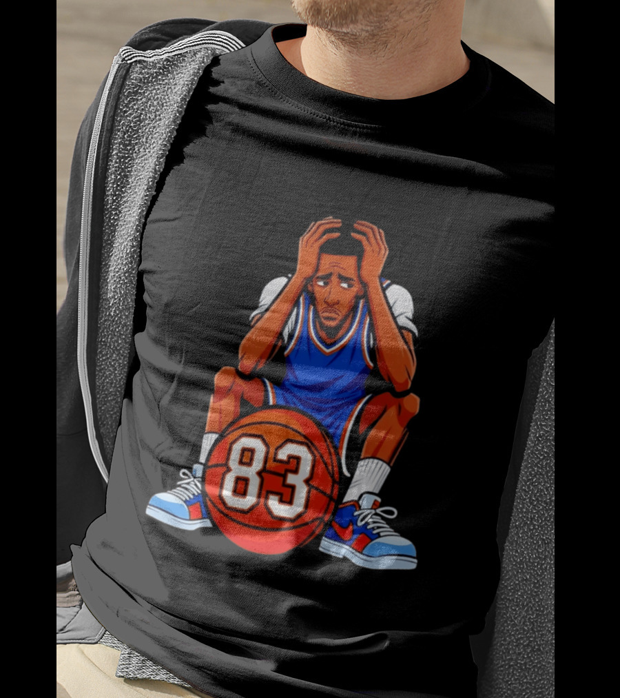 Bam Adebayo 83 Miami Heat Performance Caricature T-Shirt