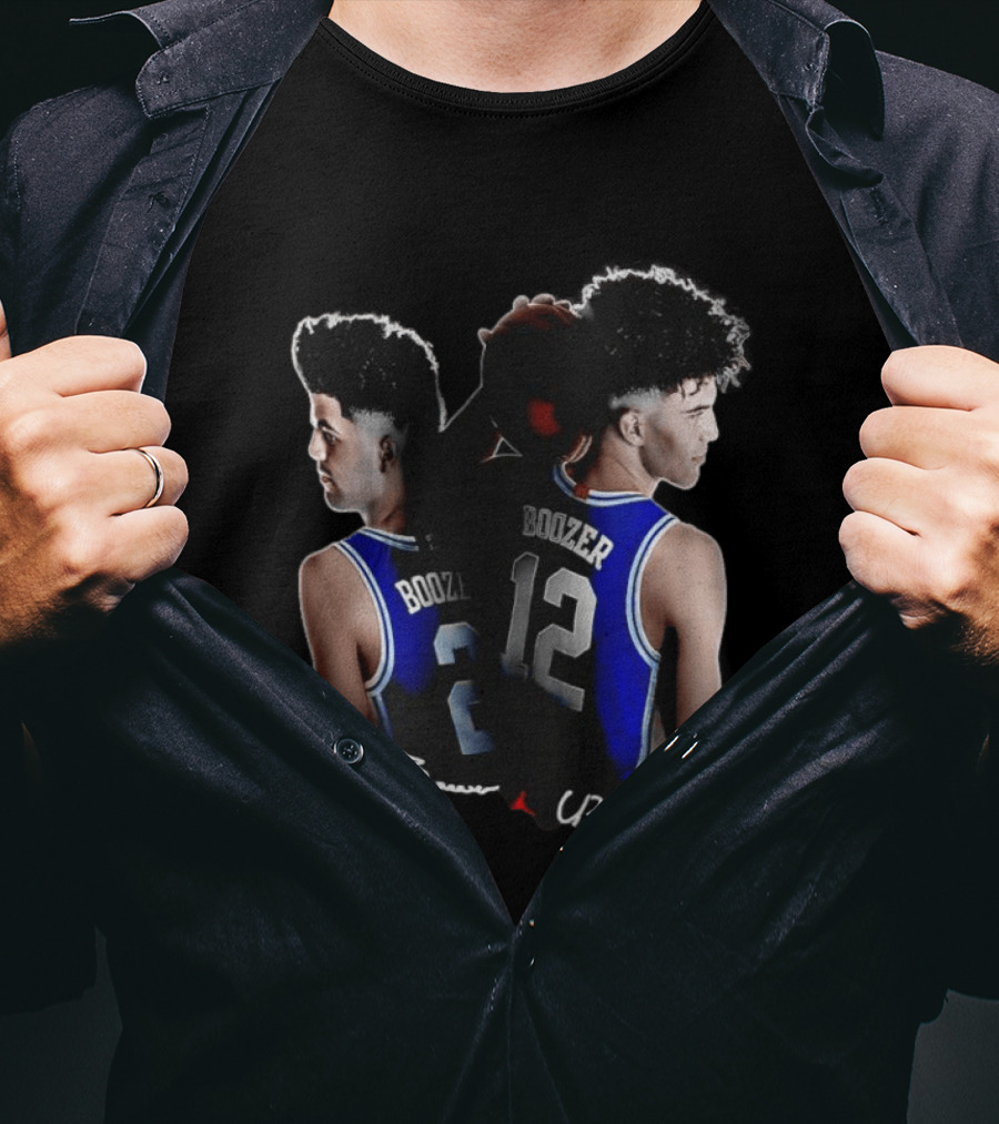 Cayden Boozer 2 Cameron Boozer 12 Jordan Basketball CB Identities T-Shirt