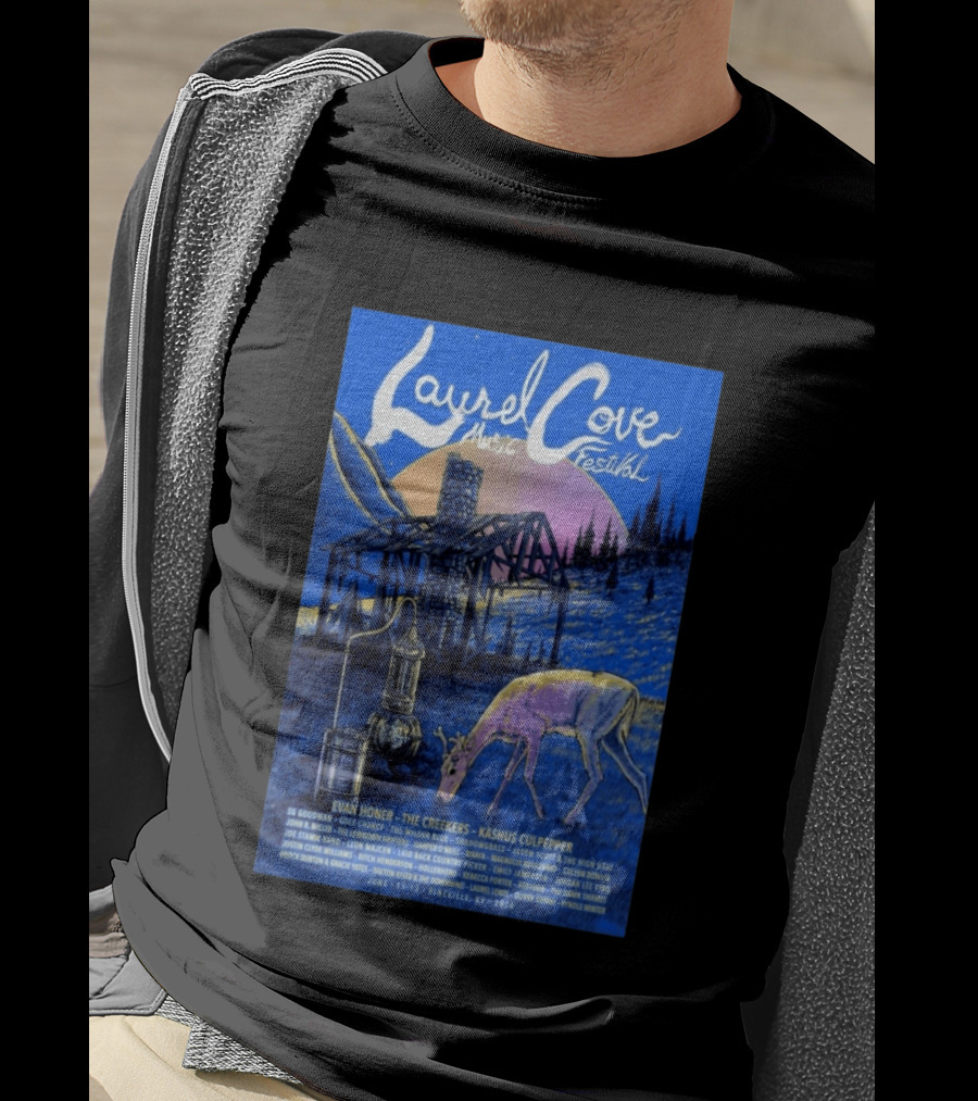 Laurel Cove Music Festival 2026 Evan Honer The Creekers Kashus Culpepper T-Shirt