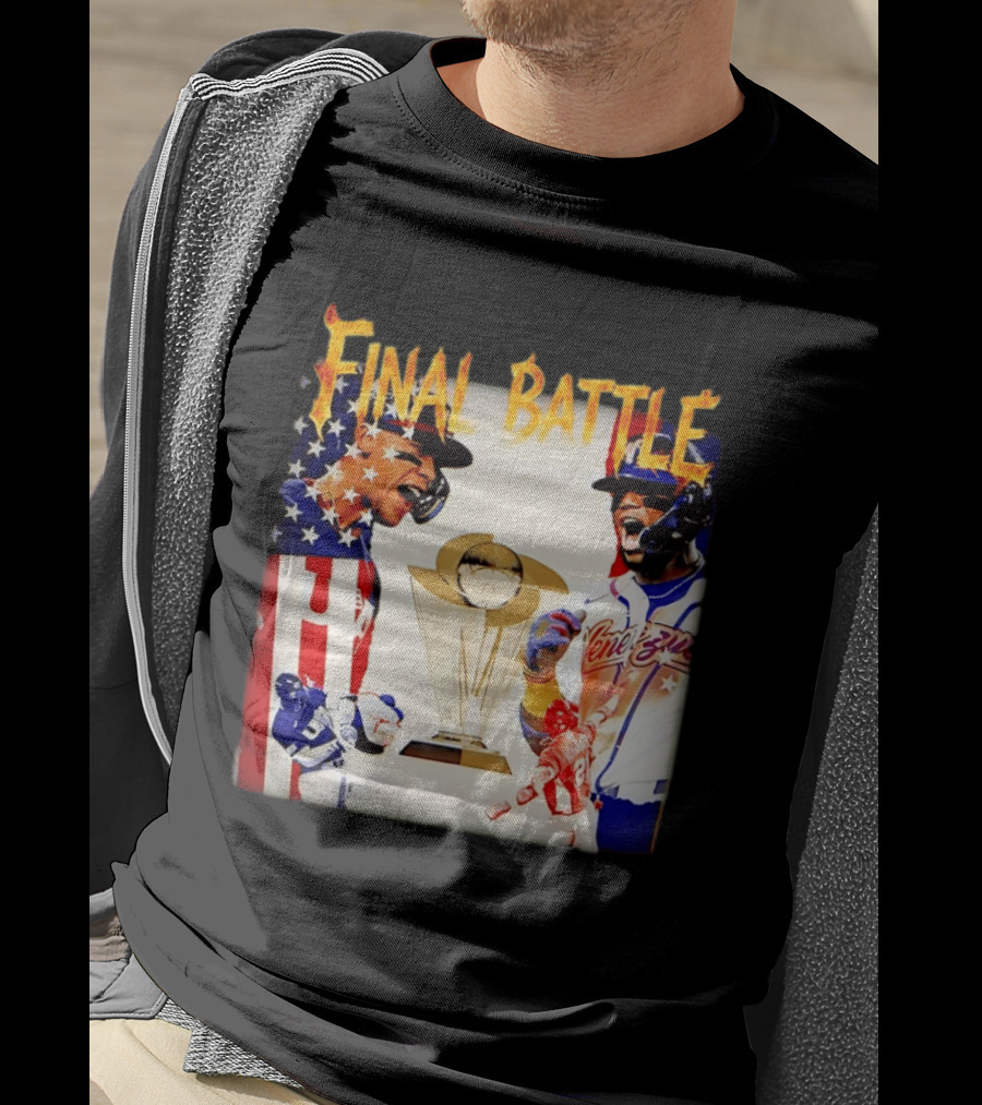 Final Battle USA Venezuela World Baseball Classic 2026 Championship Showdown T-Shirt