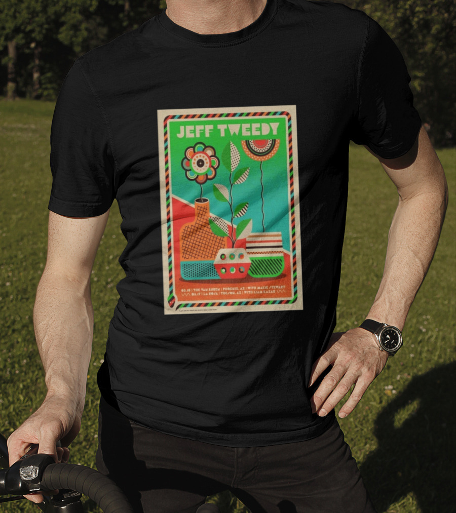 Jeff Tweedy La Rosa Tucson March 17 2026 With Liam Kazar T-Shirt